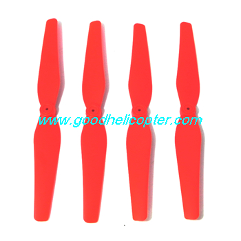 SYMA-X8HC-X8HW-X8HG Quad Copter parts Main Blades propellers (red color) - Click Image to Close
